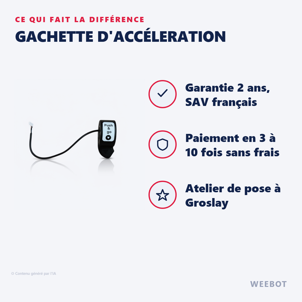 Gachette d'Accéleration : les points forts