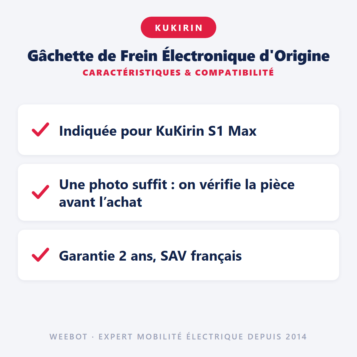 Gâchette de Frein Électronique d'Origine : caractéristiques et compatibilité