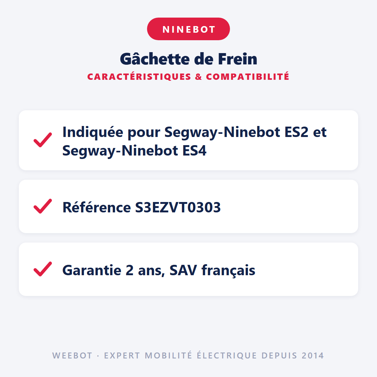 Gâchette de Frein : caractéristiques et compatibilité