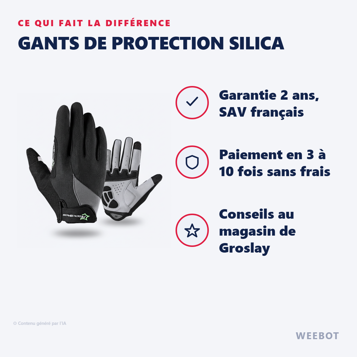 Gants de Protection Silica : les points forts
