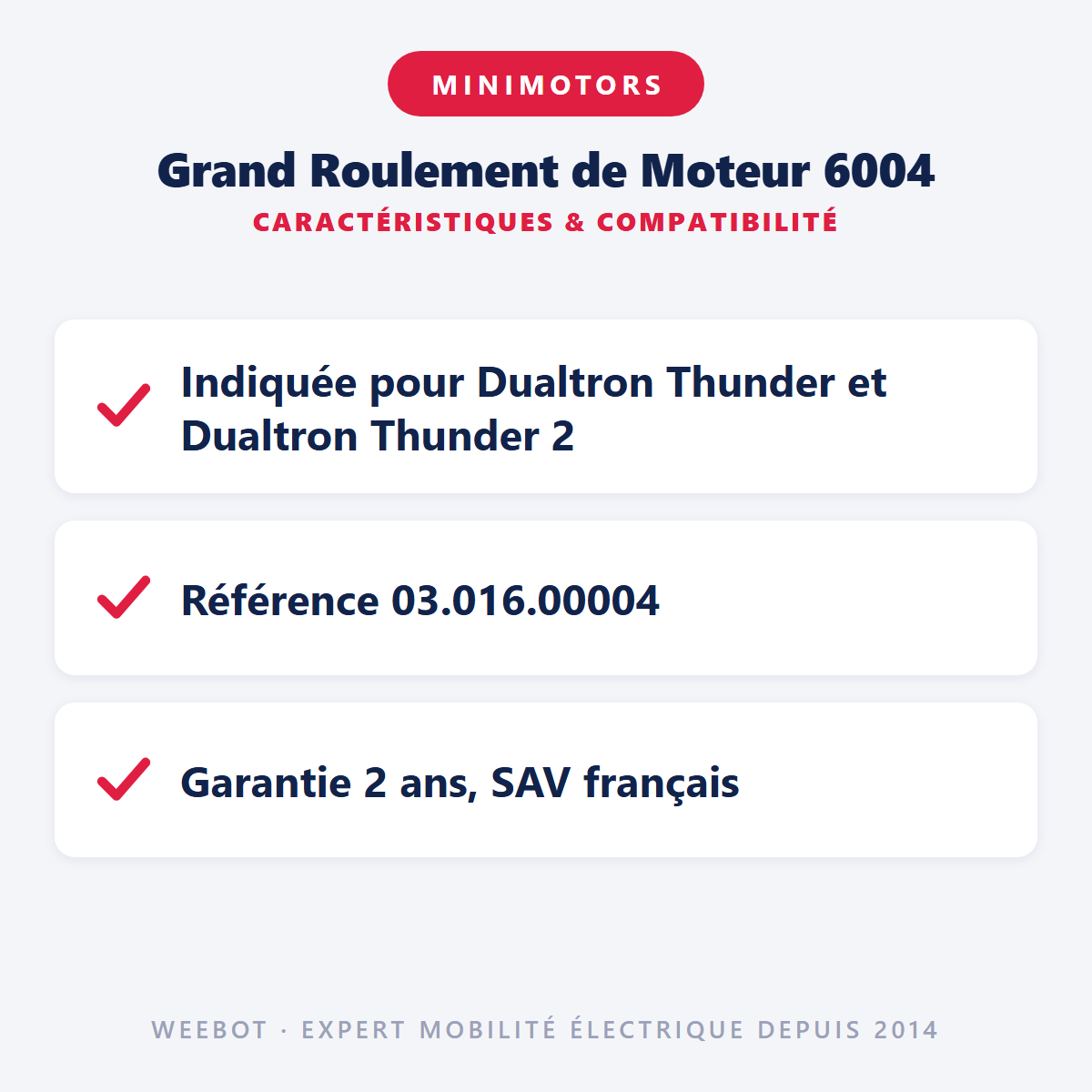 Grand Roulement de Moteur 6004 : caractéristiques et compatibilité