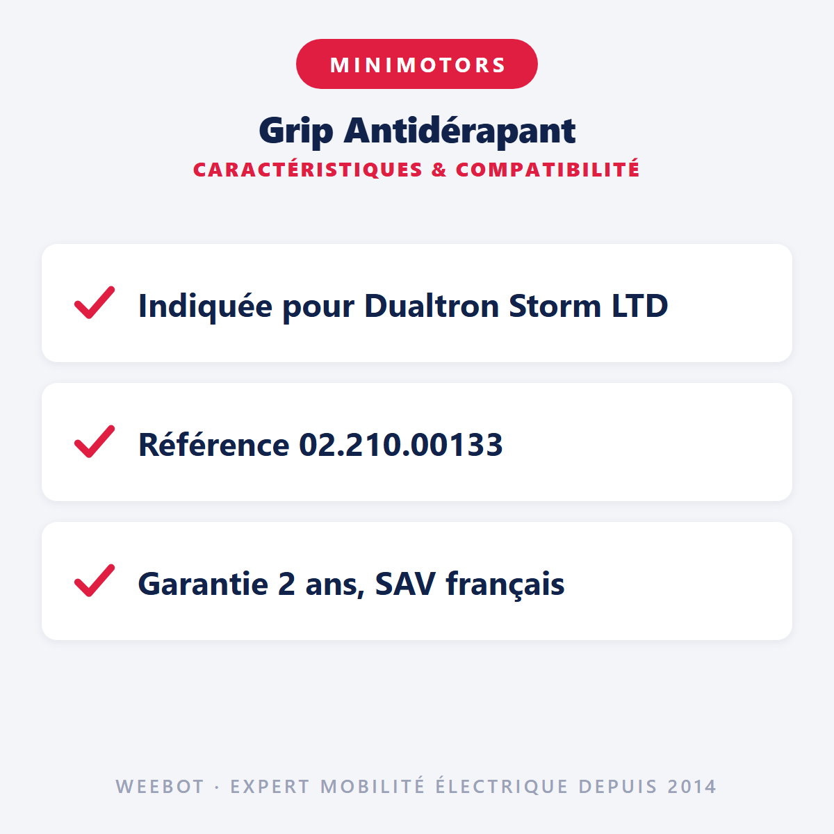 Grip Antidérapant : caractéristiques et compatibilité