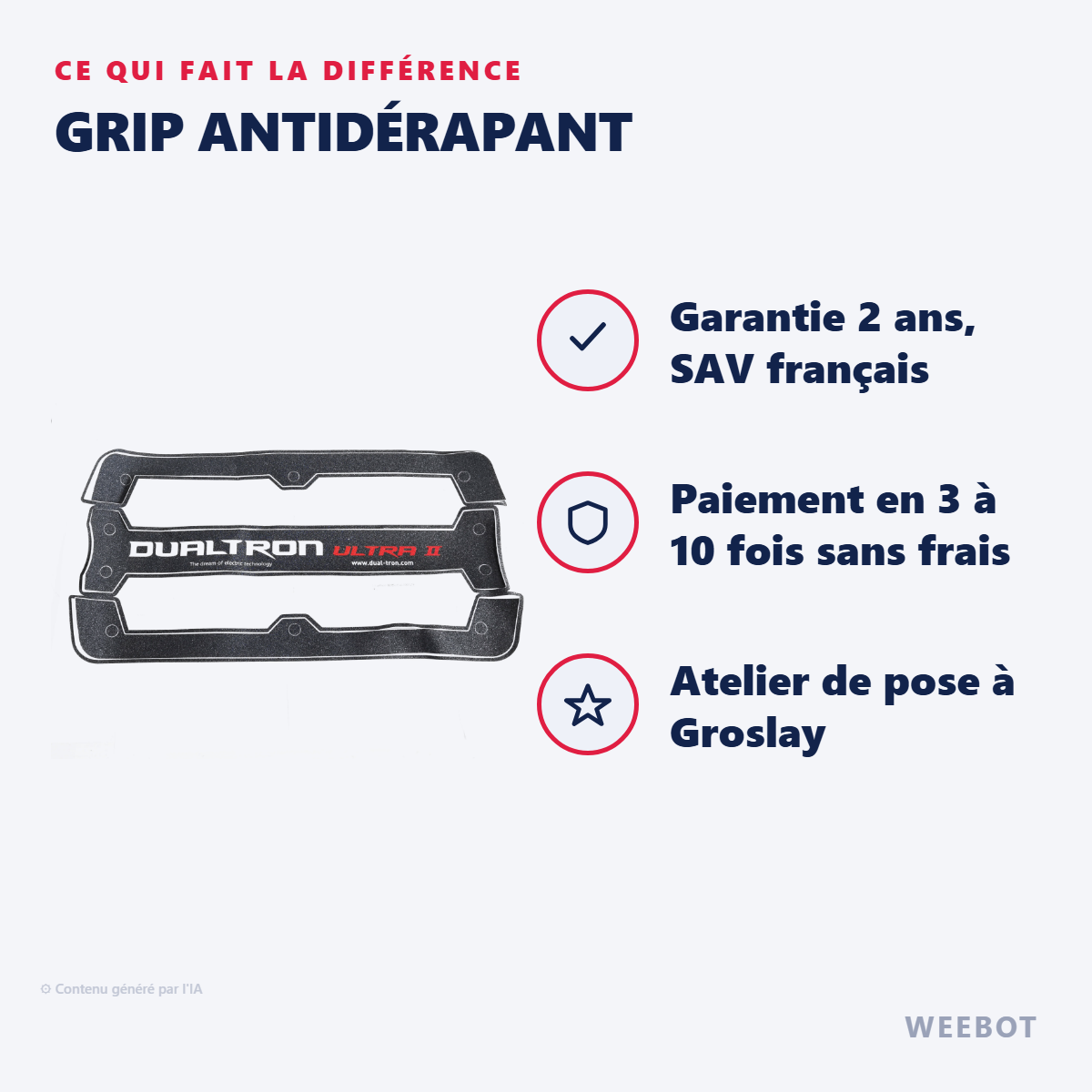 Grip Antidérapant : les points forts