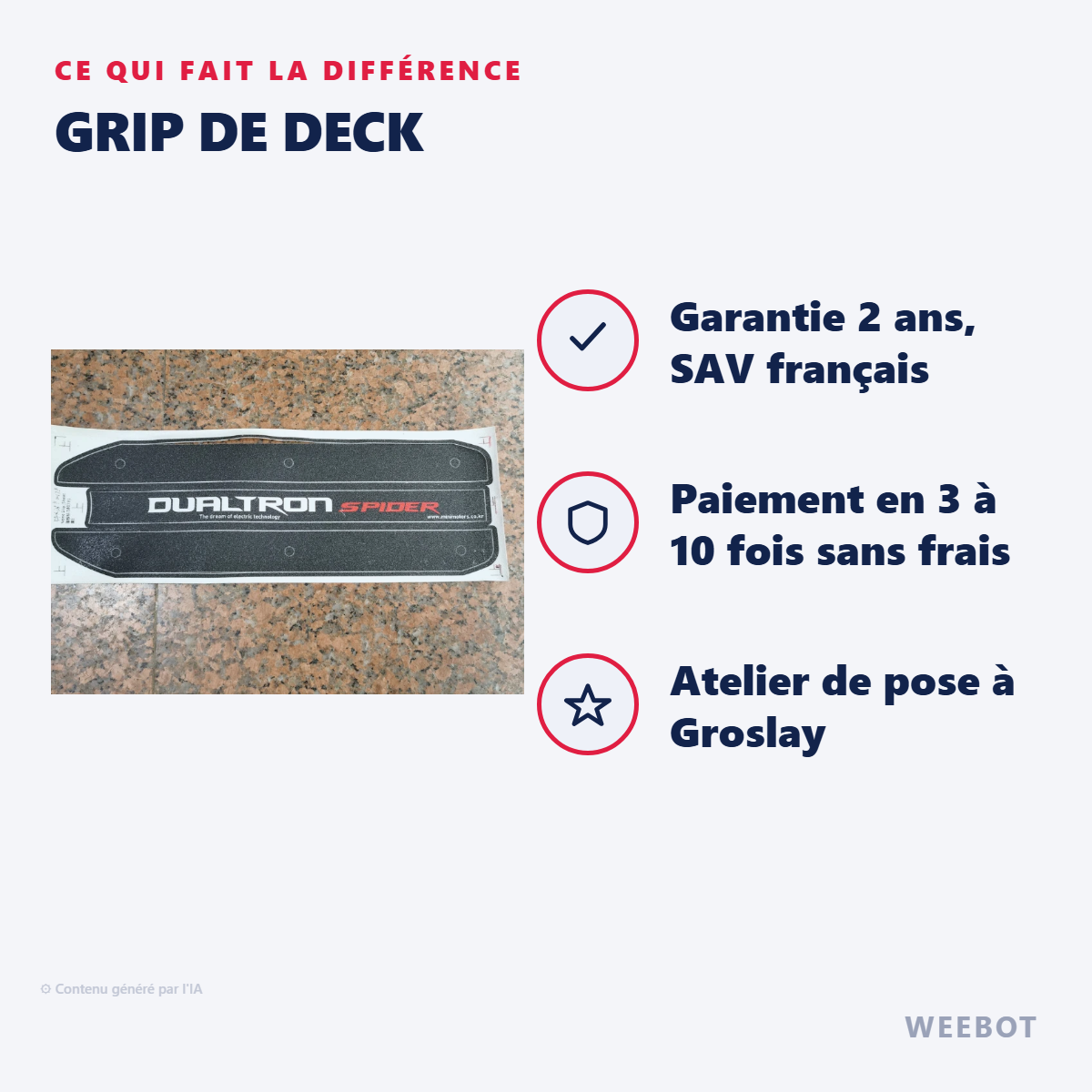 Grip de Deck : les points forts