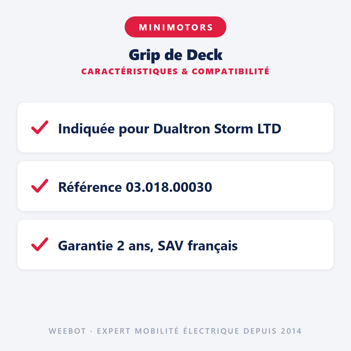 Grip de Deck : caractéristiques et compatibilité