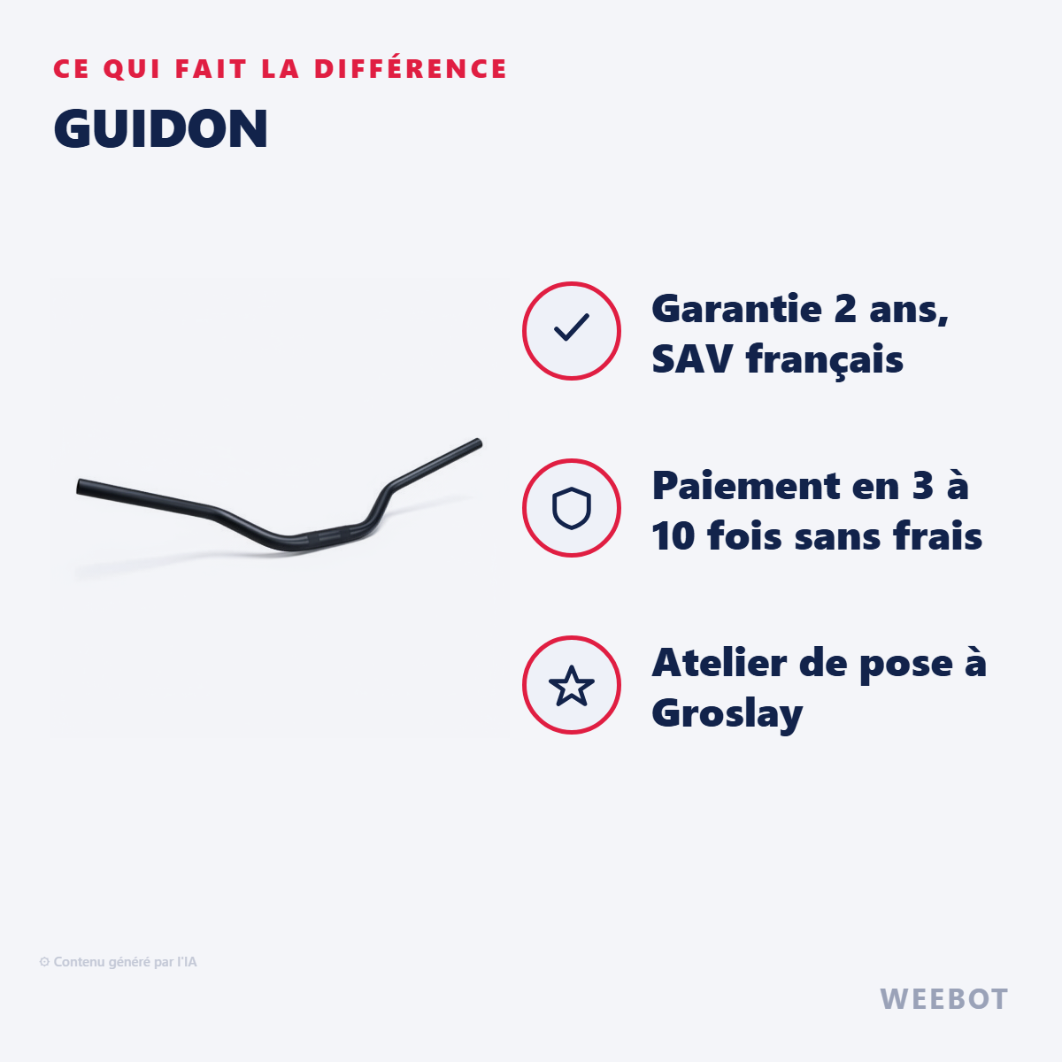 Guidon : les points forts