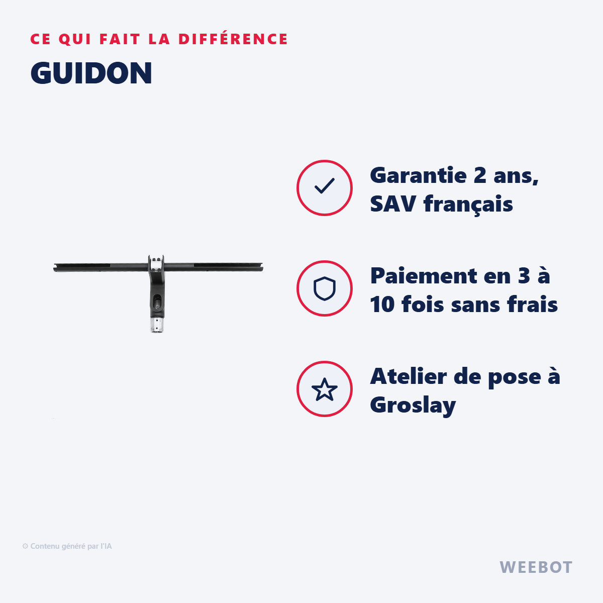 Guidon : les points forts