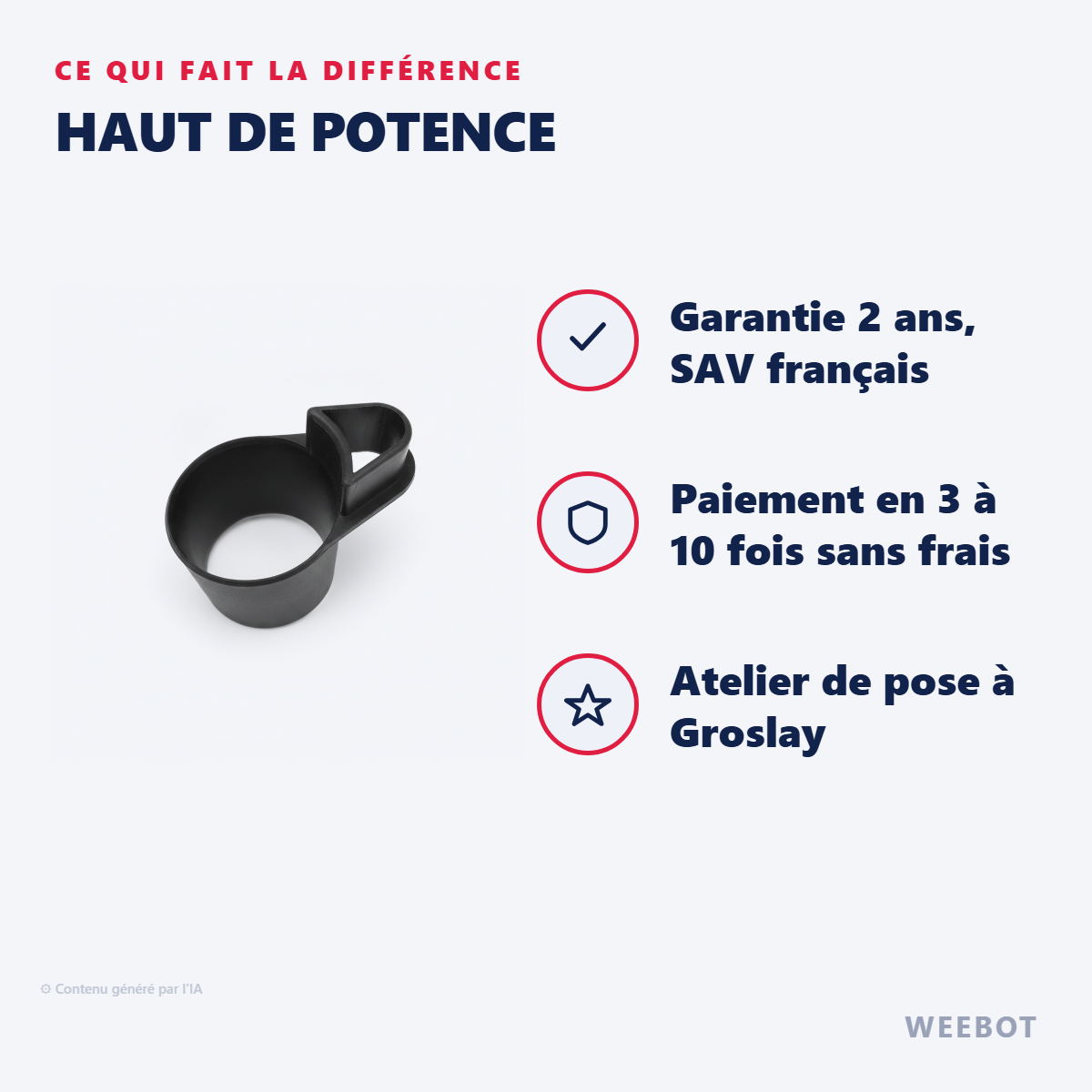 Haut de Potence : les points forts