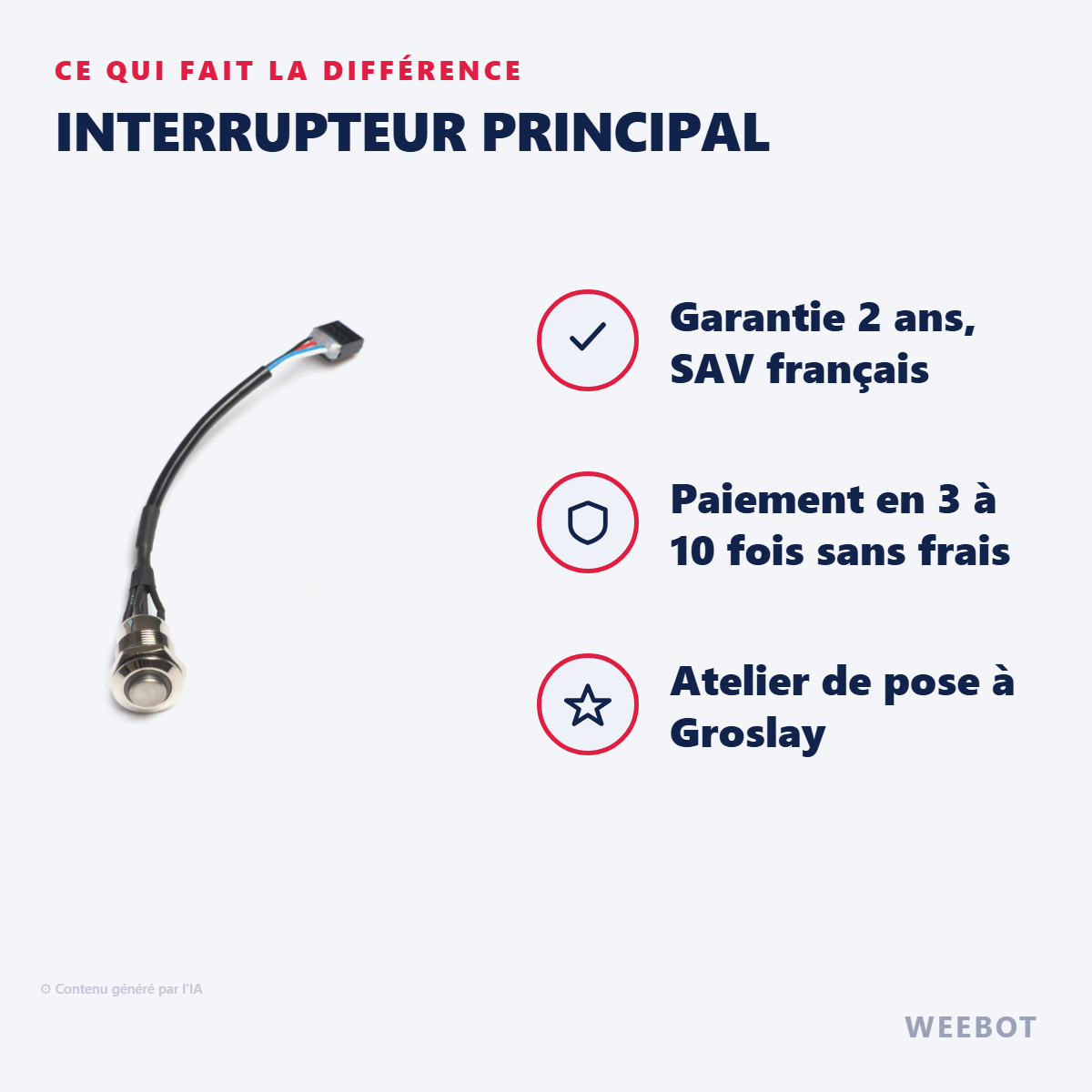 Interrupteur Principal : les points forts