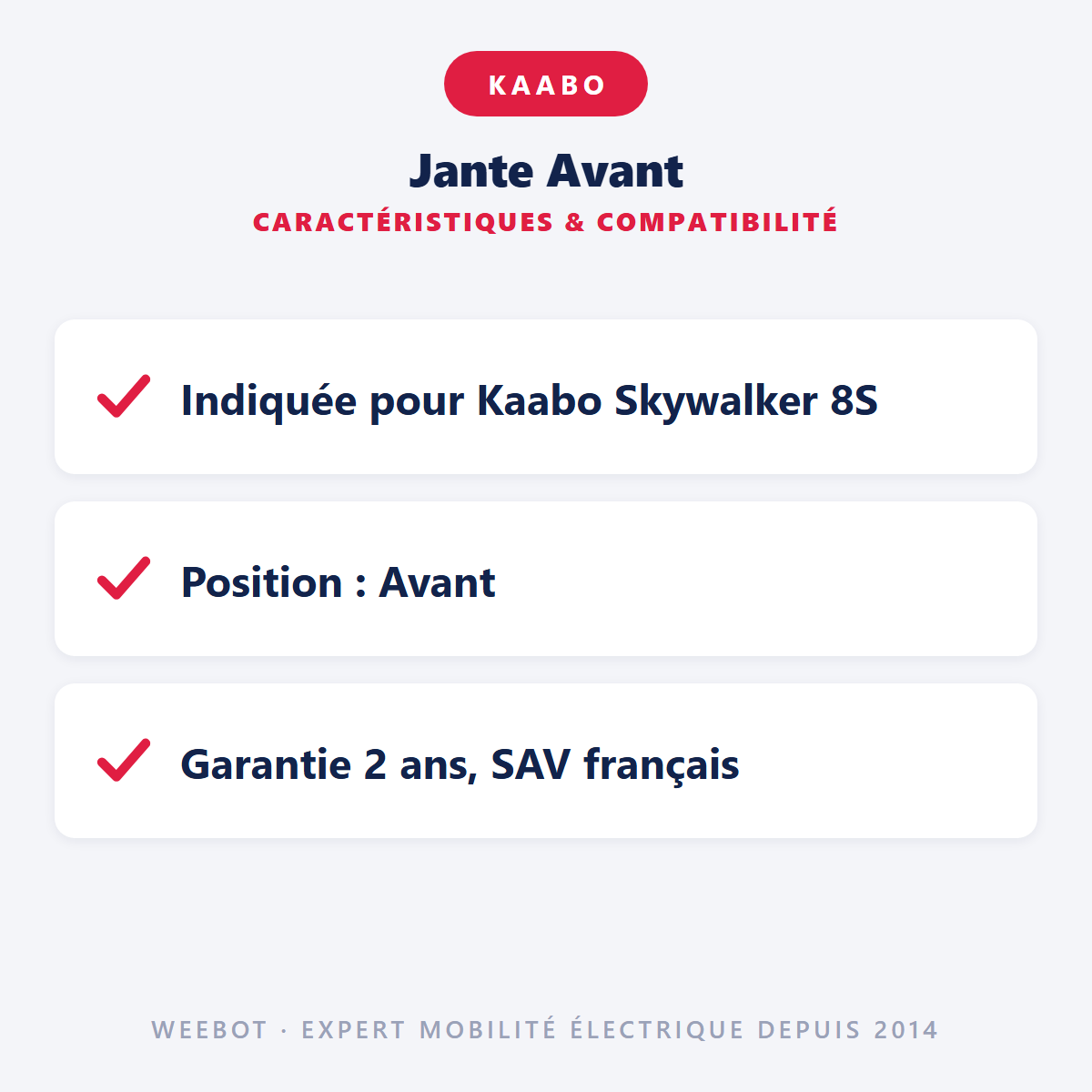 Jante Avant : caractéristiques et compatibilité