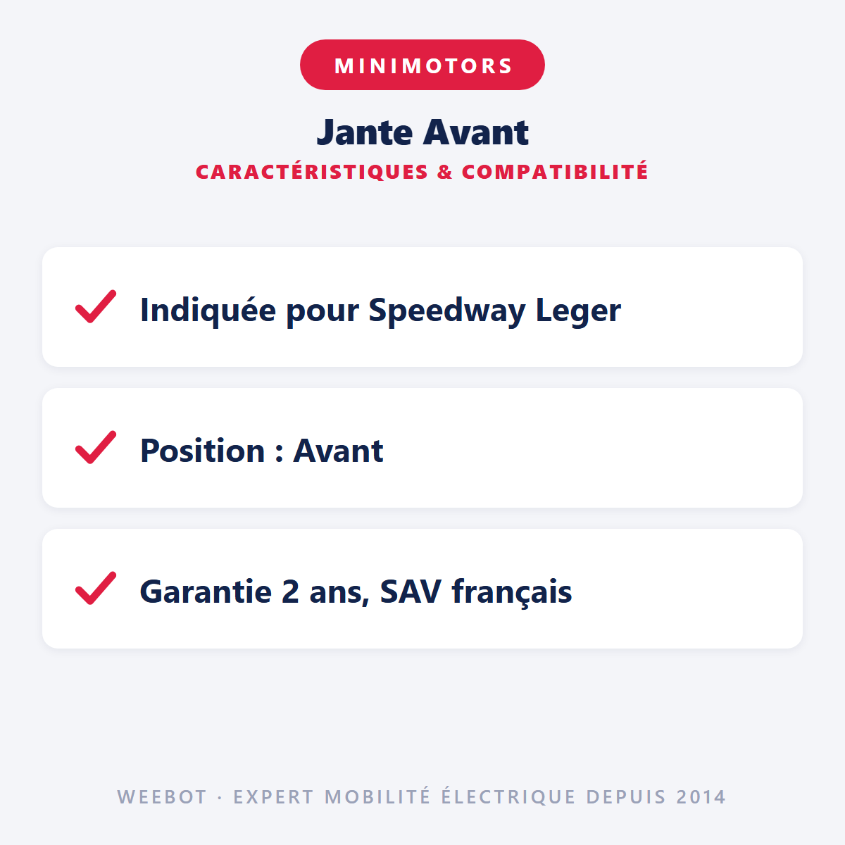 Jante Avant : caractéristiques et compatibilité