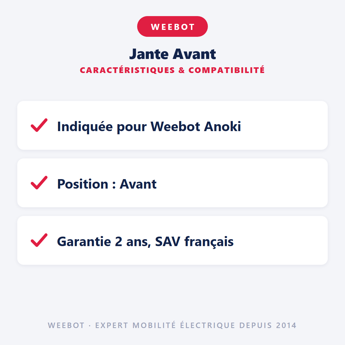 Jante Avant : caractéristiques et compatibilité