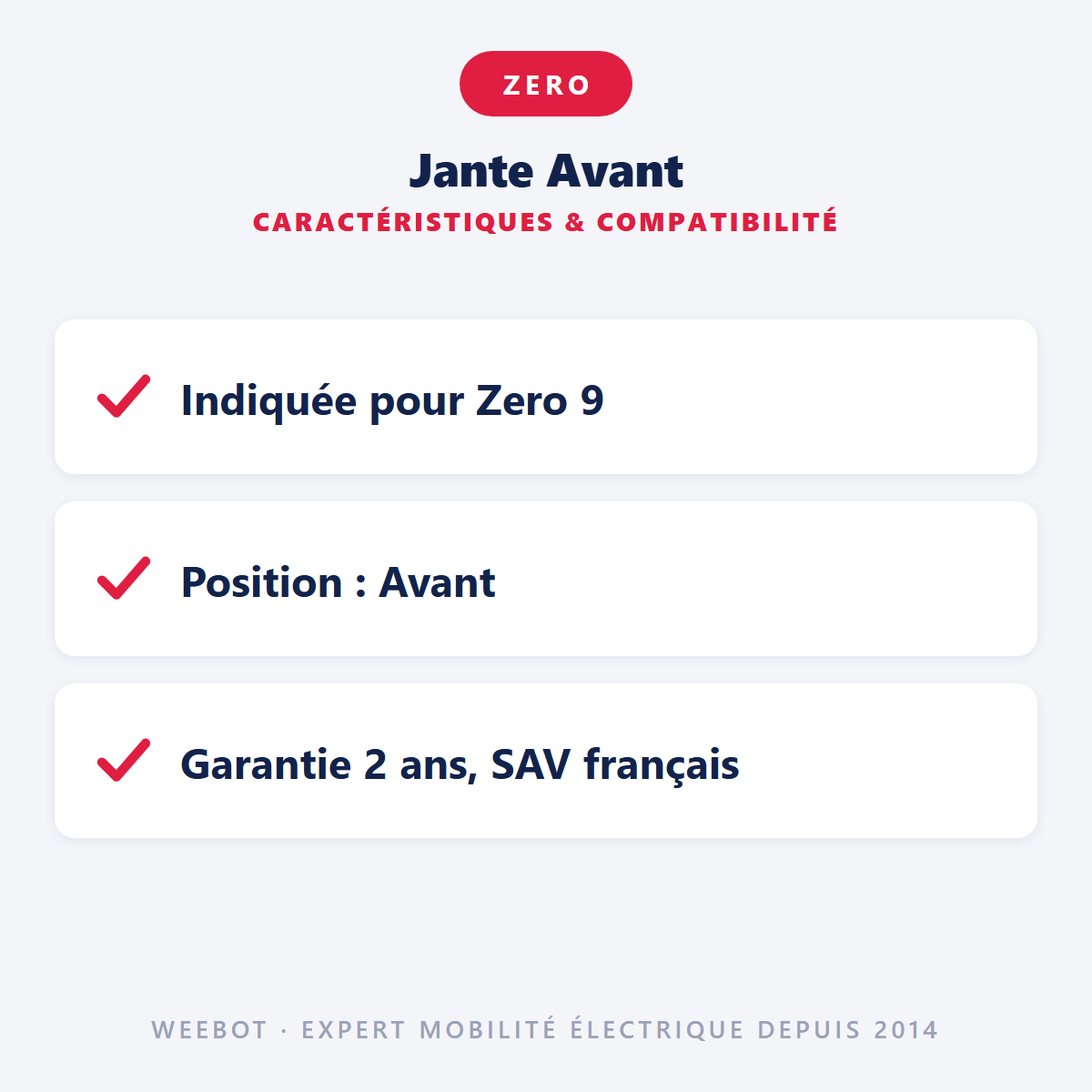 Jante Avant : caractéristiques et compatibilité