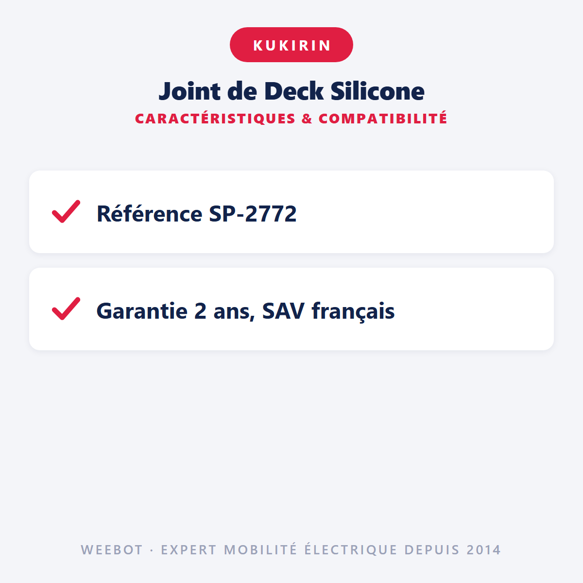 Joint de Deck Silicone : caractéristiques et compatibilité