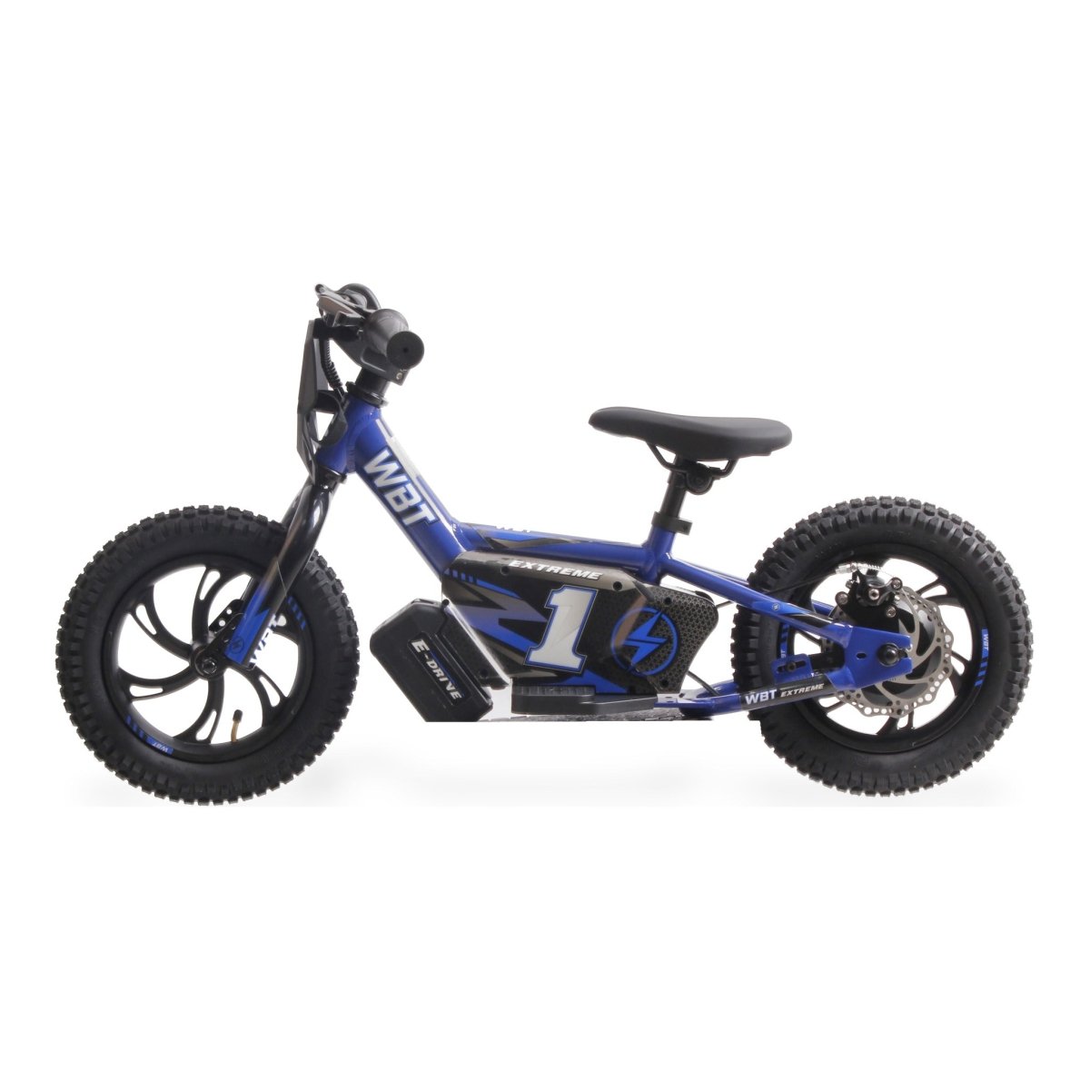 Draisienne électrique WBT Kick X 12 pouces bleue