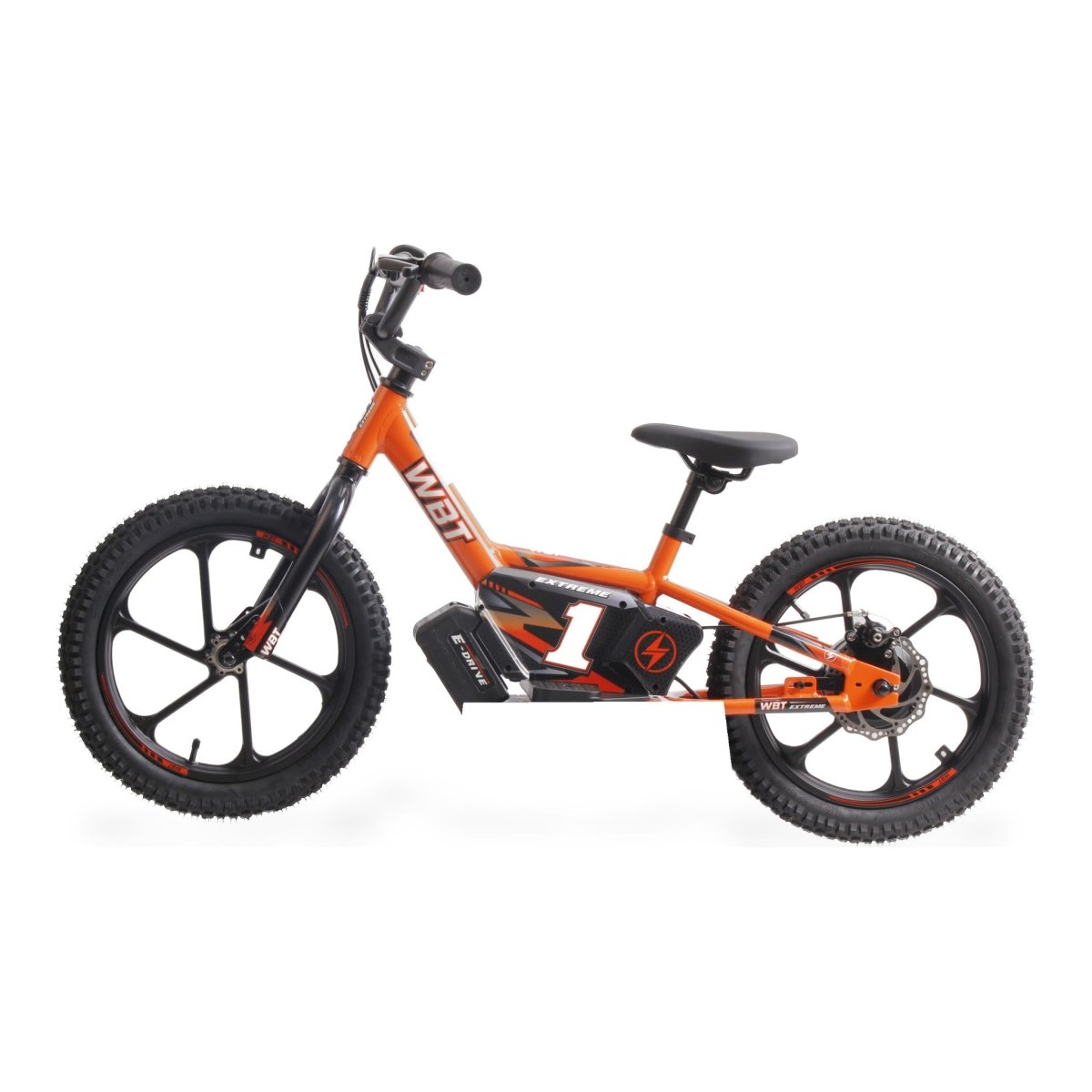 Draisienne électrique WBT Kick X 16 pouces orange