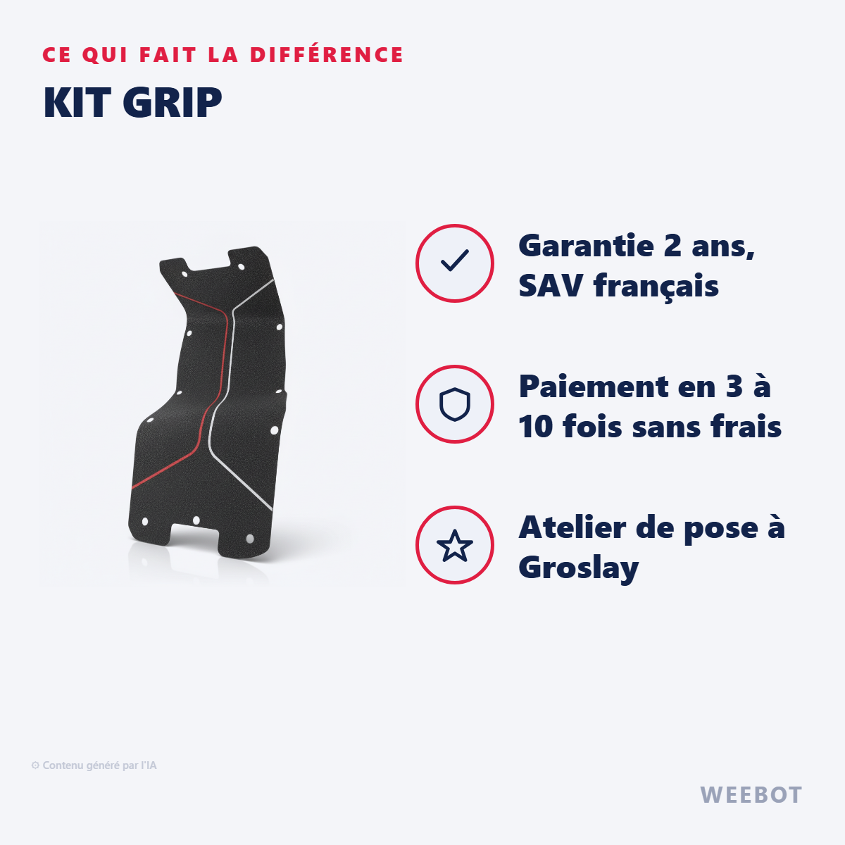 Kit Grip : les points forts