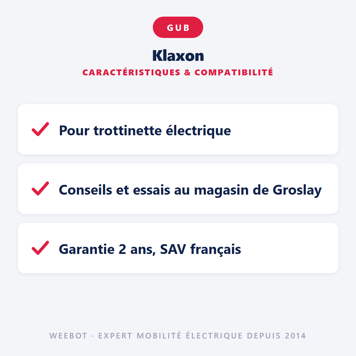 Klaxon : caractéristiques et compatibilité