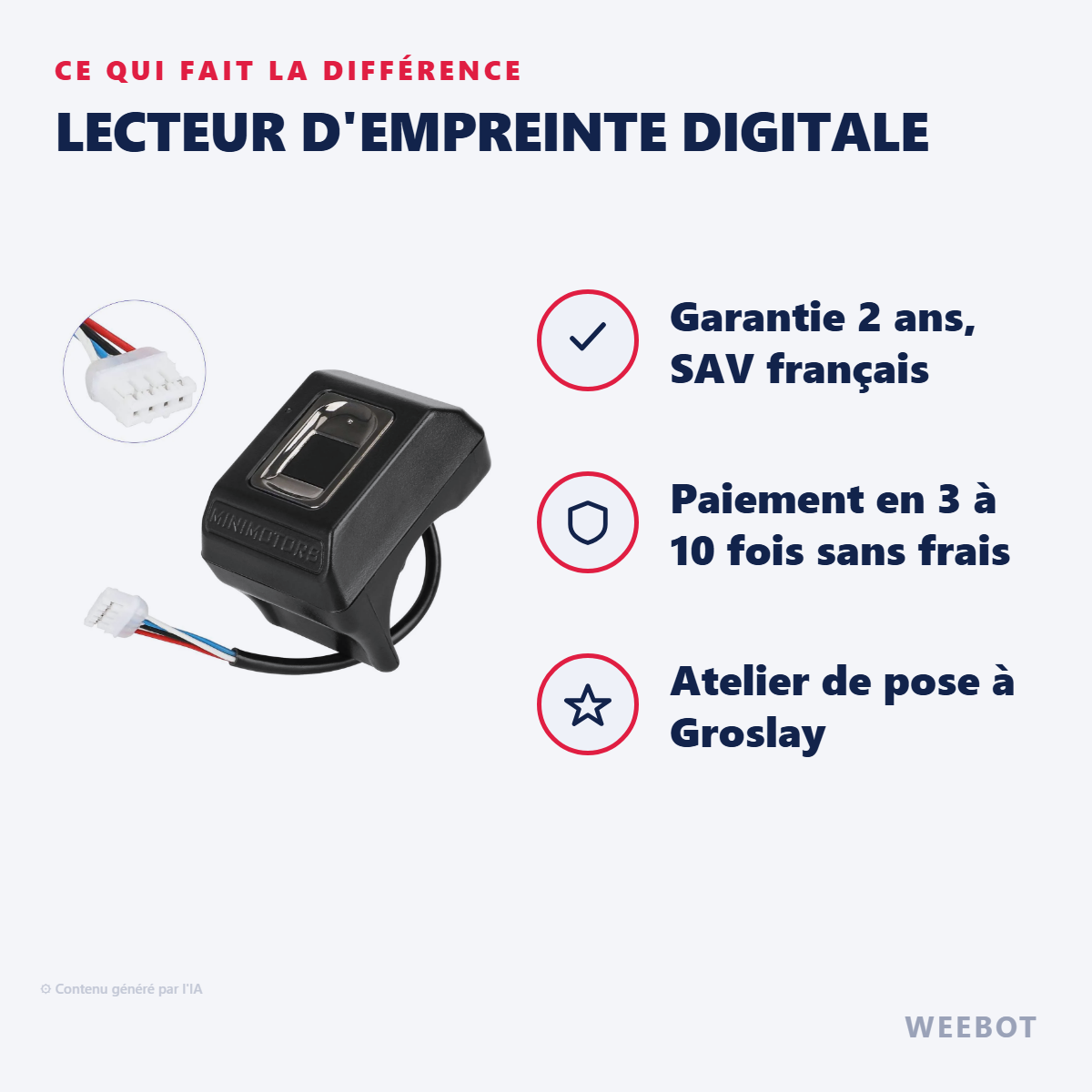 Lecteur d'Empreinte Digitale : les points forts