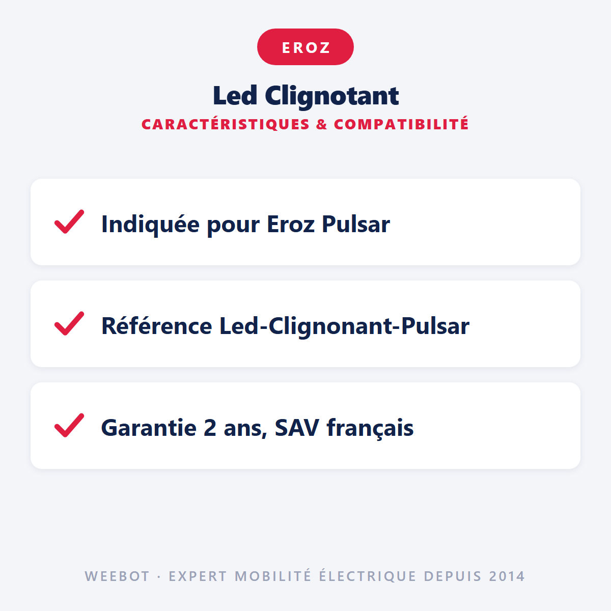 Led Clignotant : caractéristiques et compatibilité