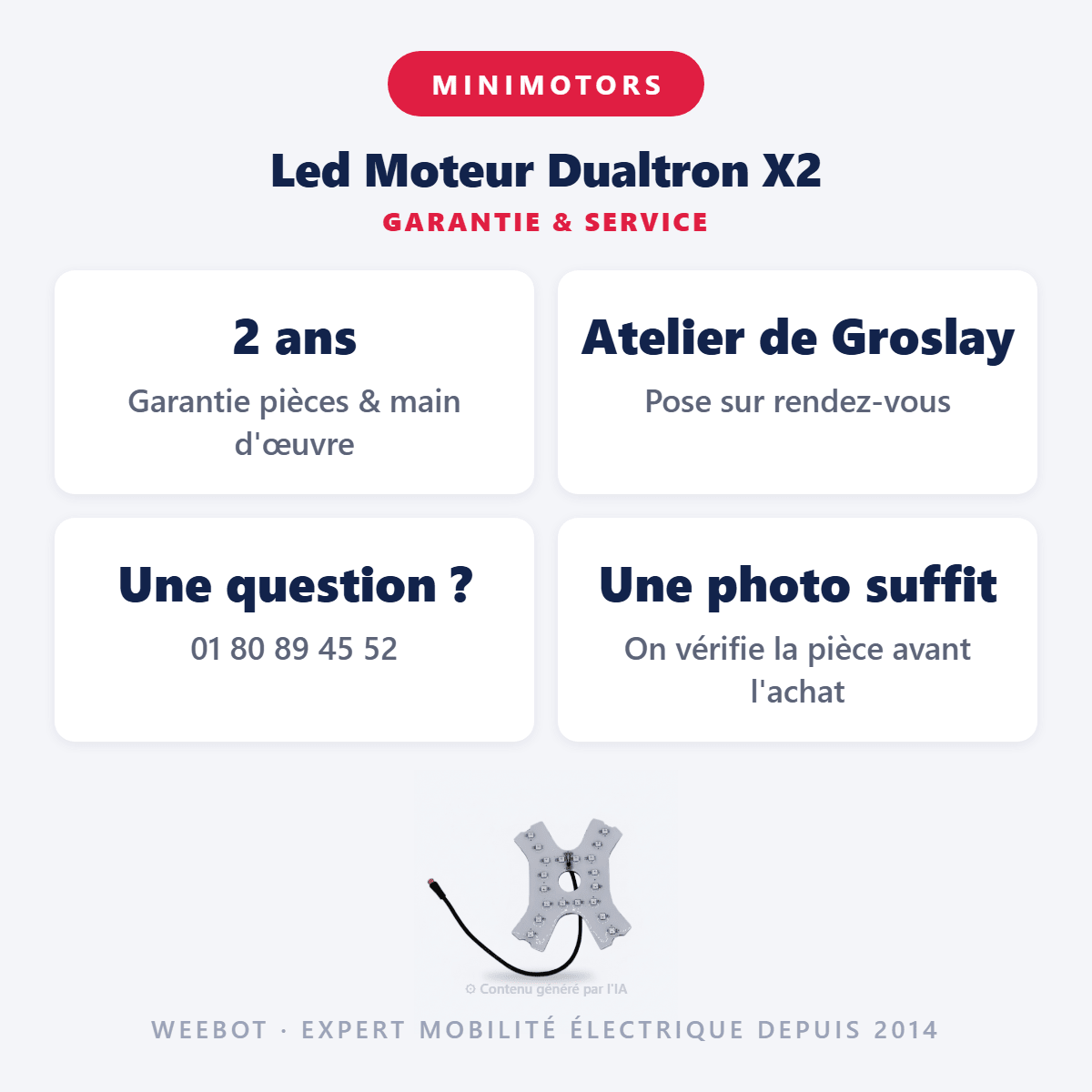 Led Moteur Dualtron X2 - Weebot