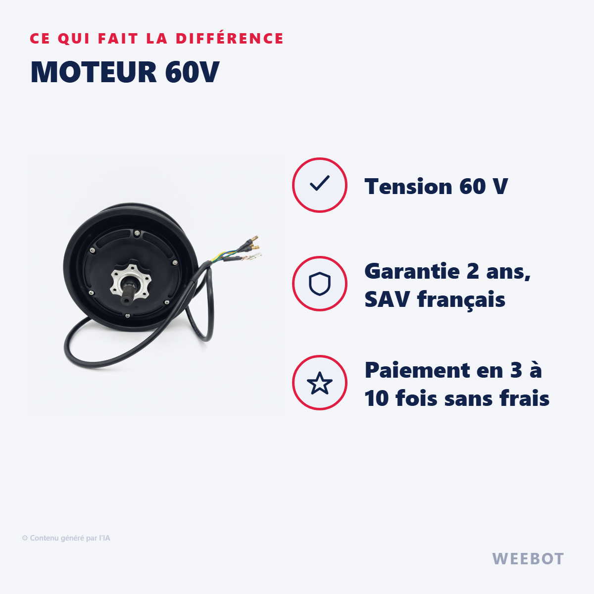 Moteur 60V : les points forts