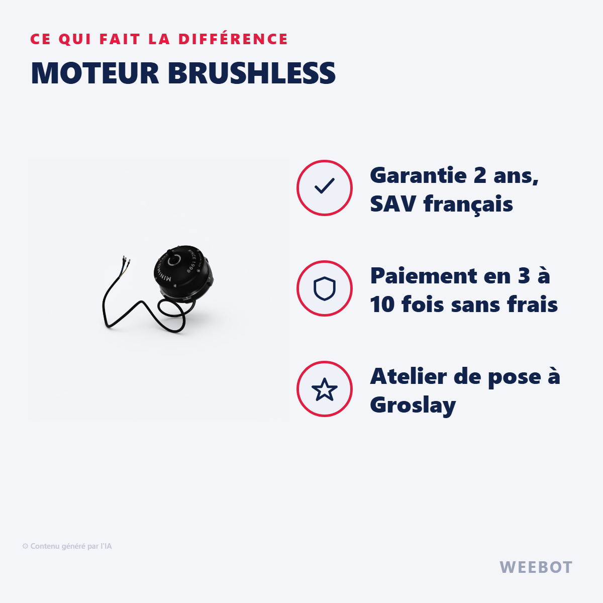 Moteur Brushless : les points forts