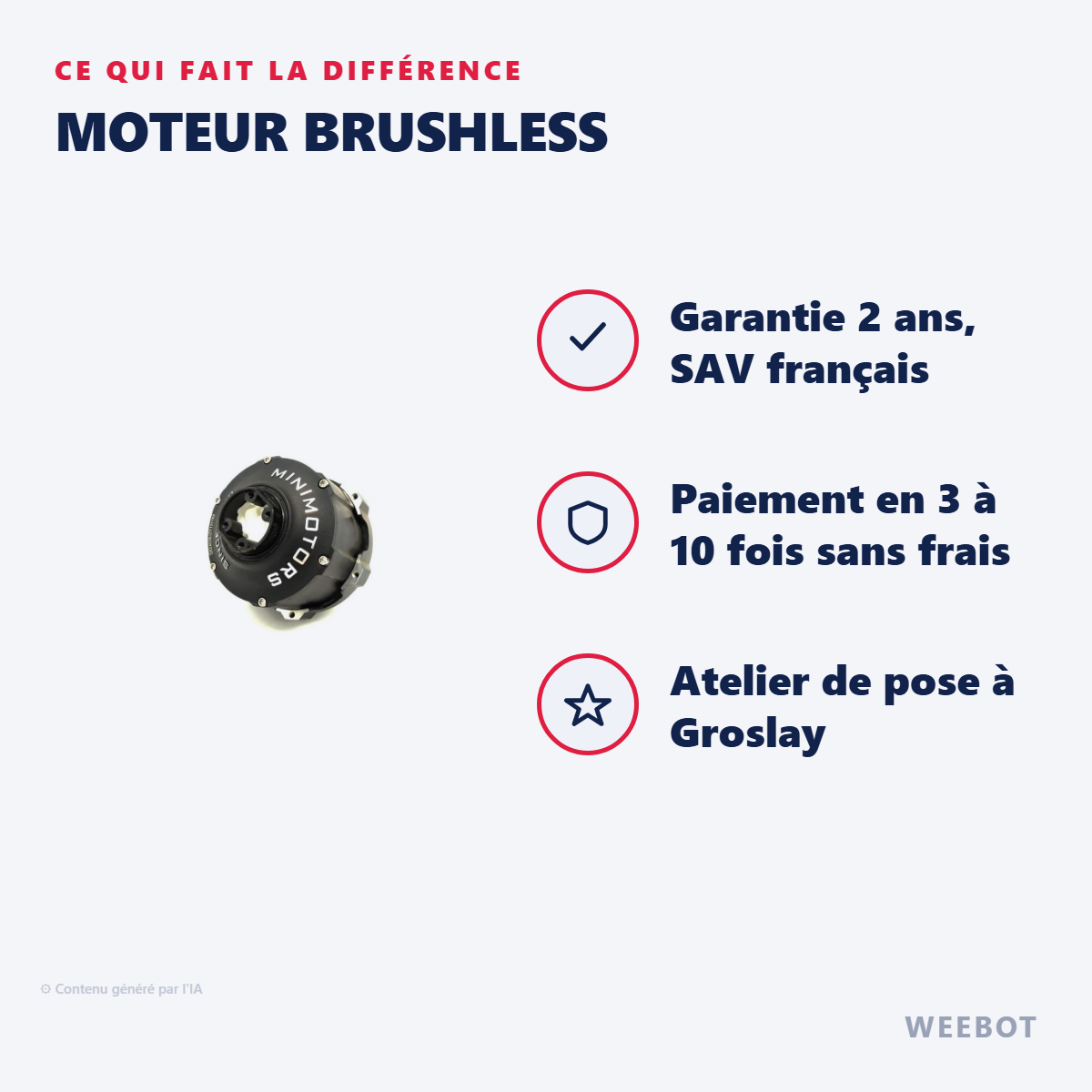 Moteur Brushless : les points forts