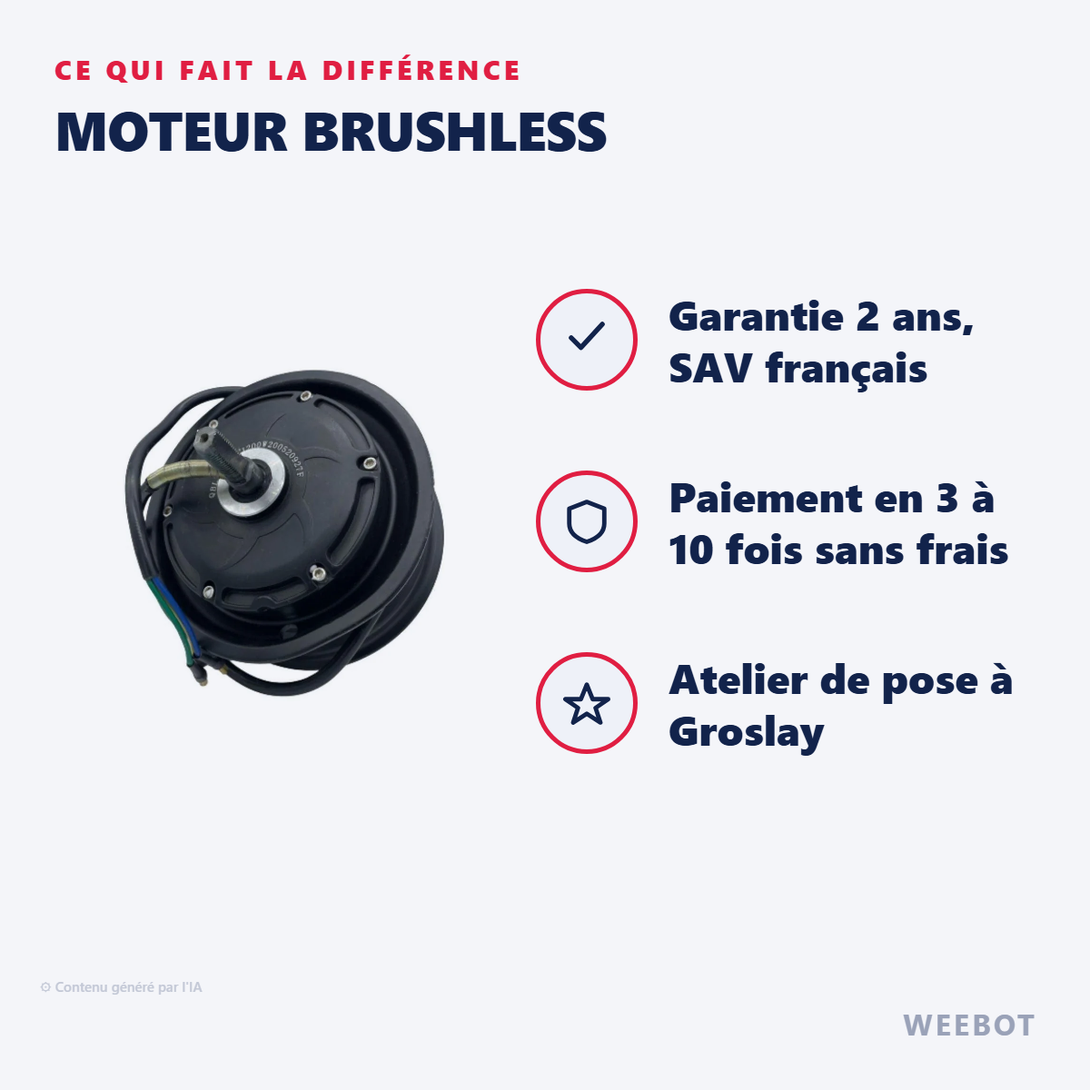 Moteur Brushless : les points forts