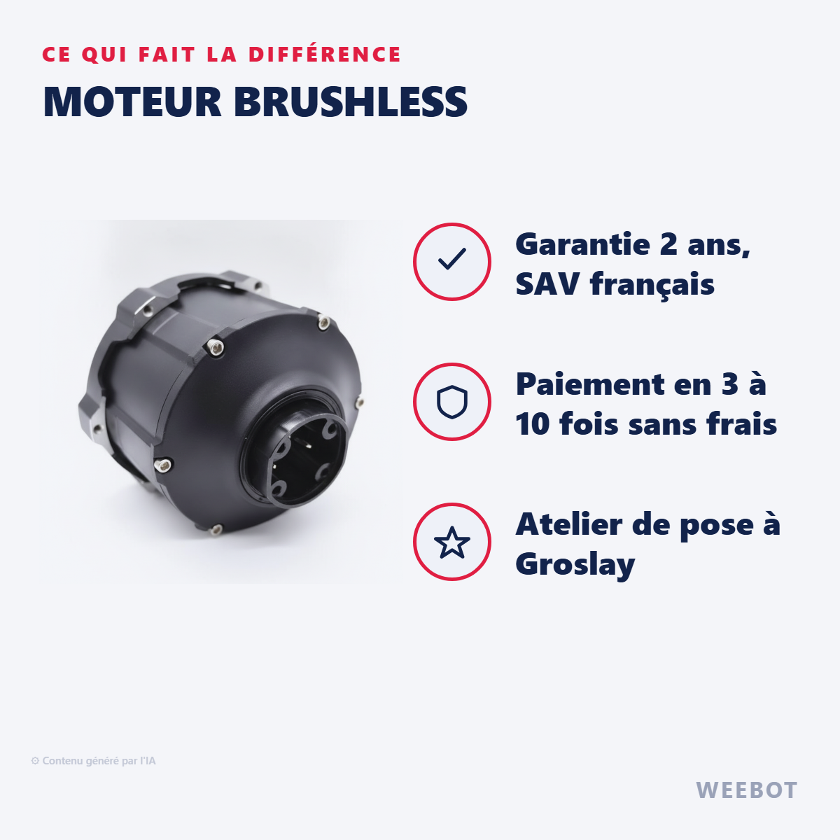 Moteur Brushless : les points forts