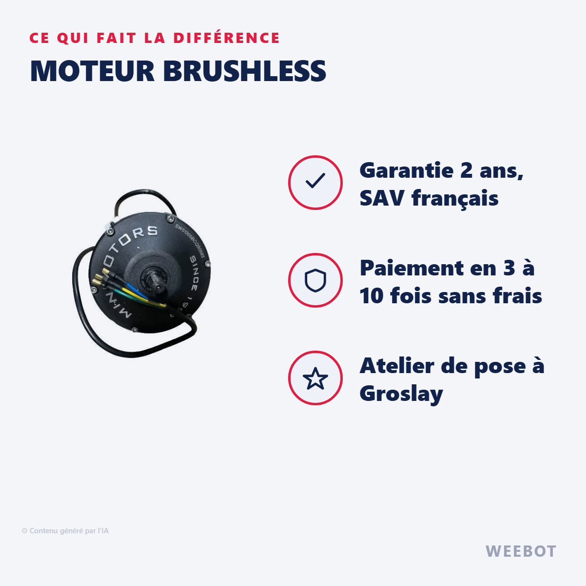 Moteur Brushless : les points forts
