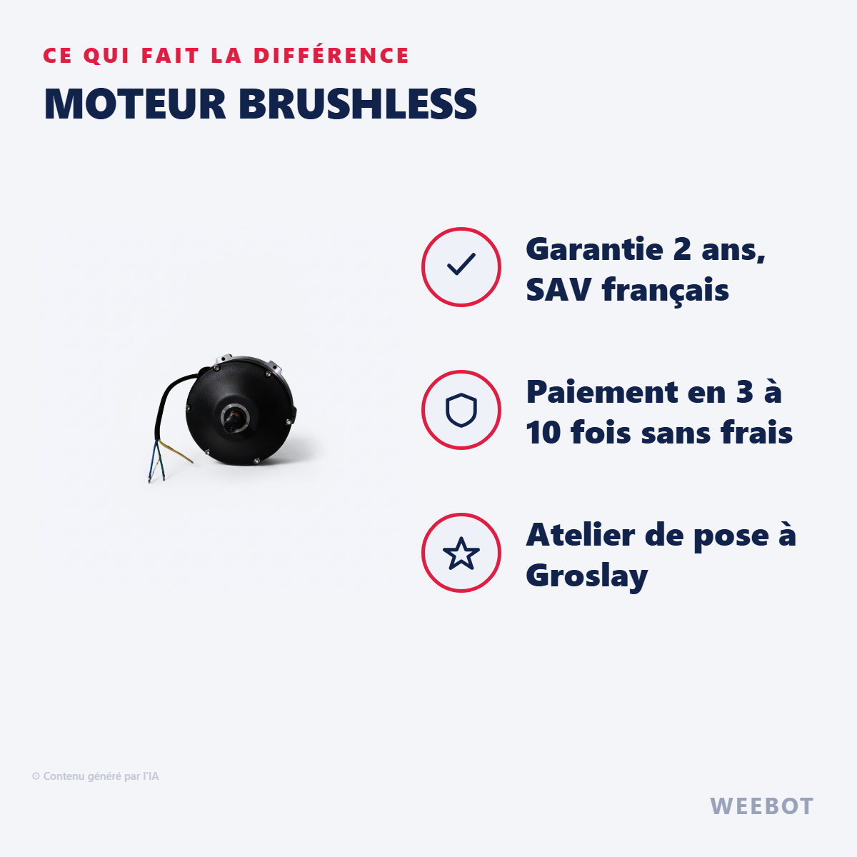 Moteur Brushless : les points forts