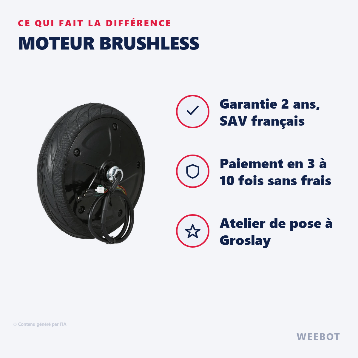 Moteur Brushless : les points forts