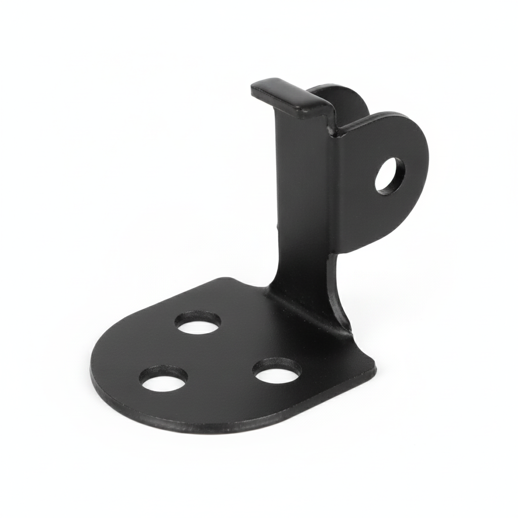 Plaque de Fixation d'Amortisseur Arrière Noire, vue 1