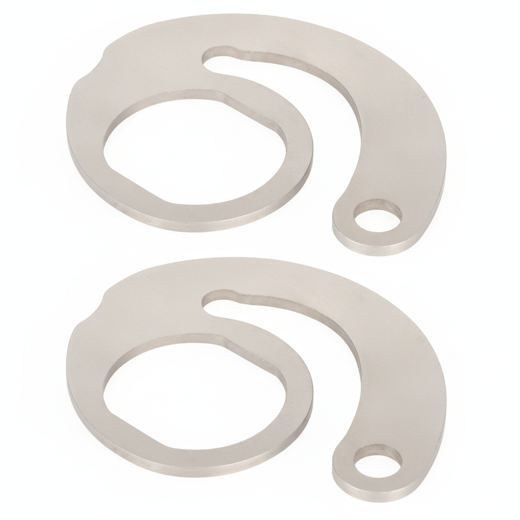 Plaques de Fixation d'Amortisseur Avant, vue 1
