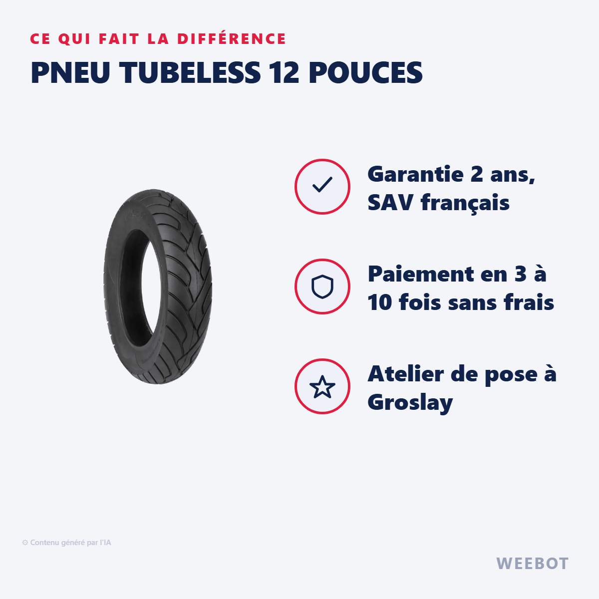 Pneu Tubeless 12 Pouces : les points forts
