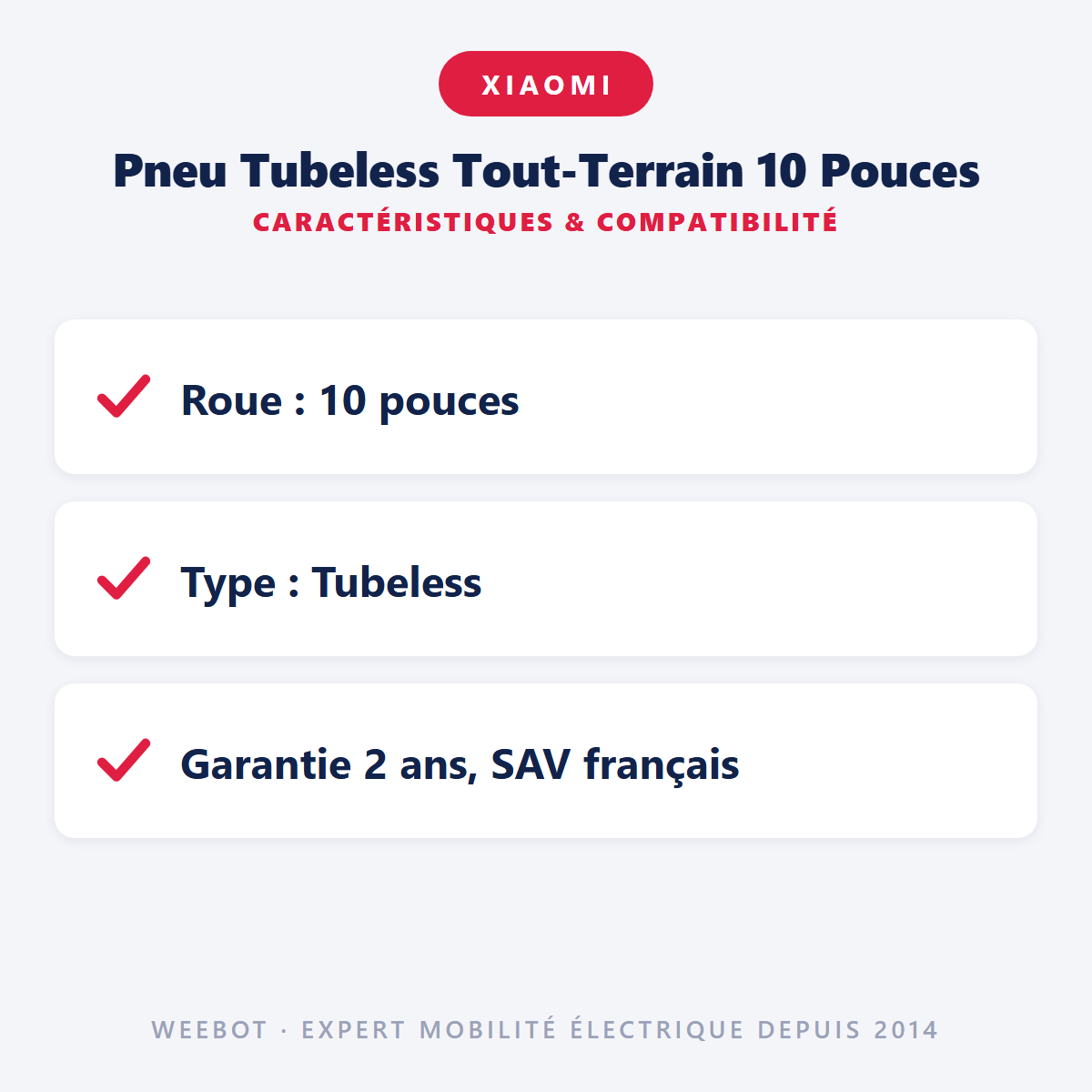 Pneu Tubeless Tout-Terrain 10 Pouces : caractéristiques et compatibilité