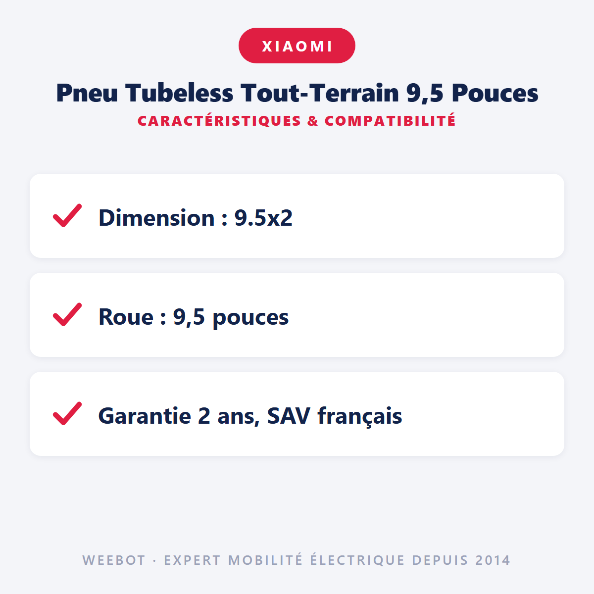 Pneu Tubeless Tout-Terrain 9,5 Pouces : caractéristiques et compatibilité