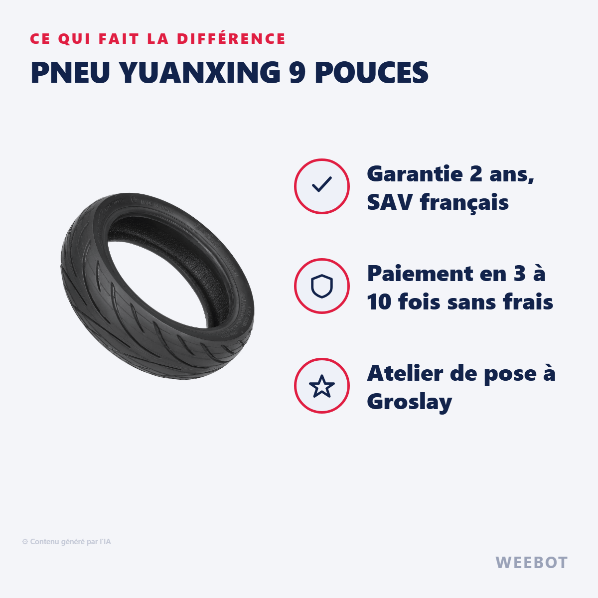 Pneu Yuanxing 9 Pouces : les points forts