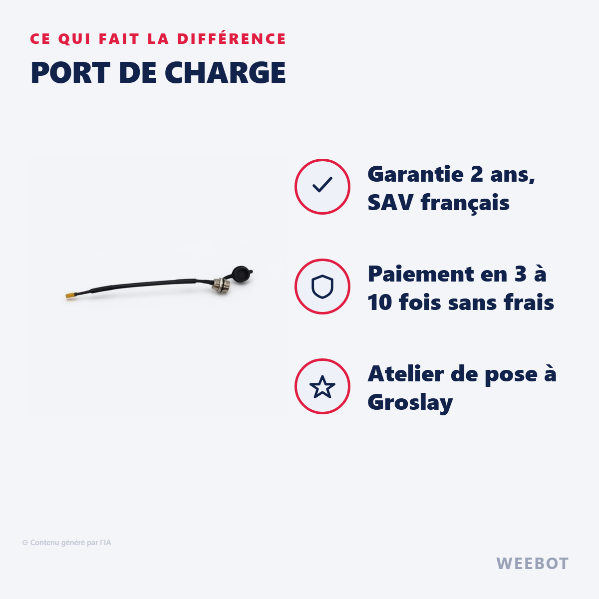 Port De Charge : les points forts