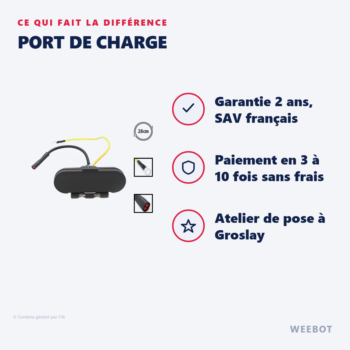 Port de Charge : les points forts