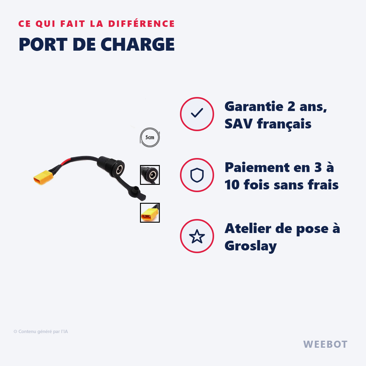 Port de Charge : les points forts