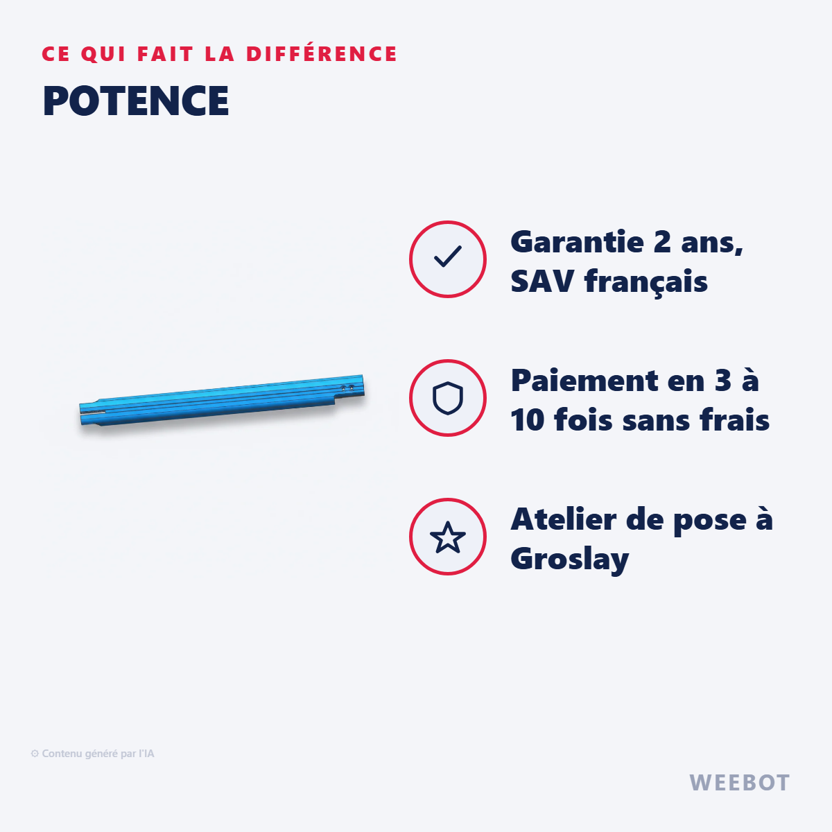 Potence : les points forts