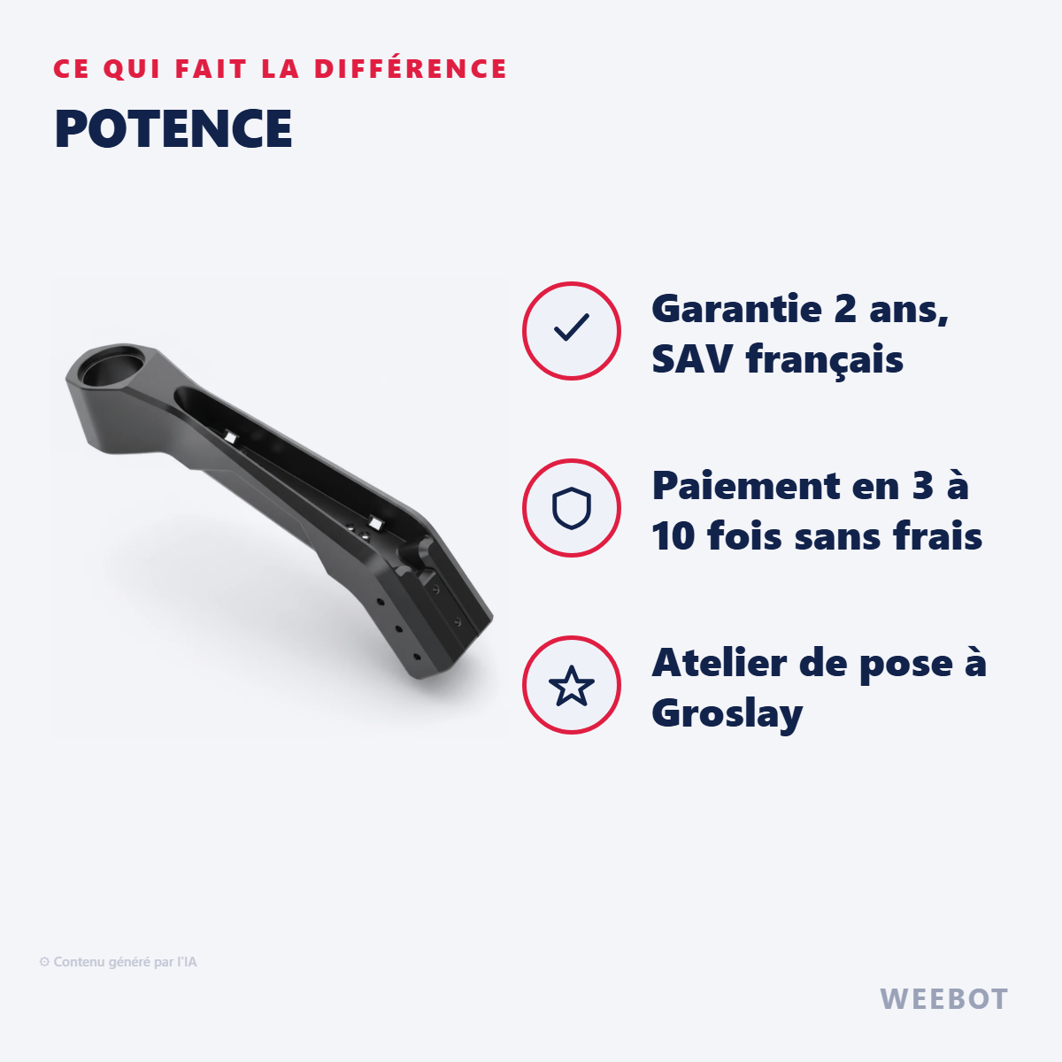 Potence : les points forts