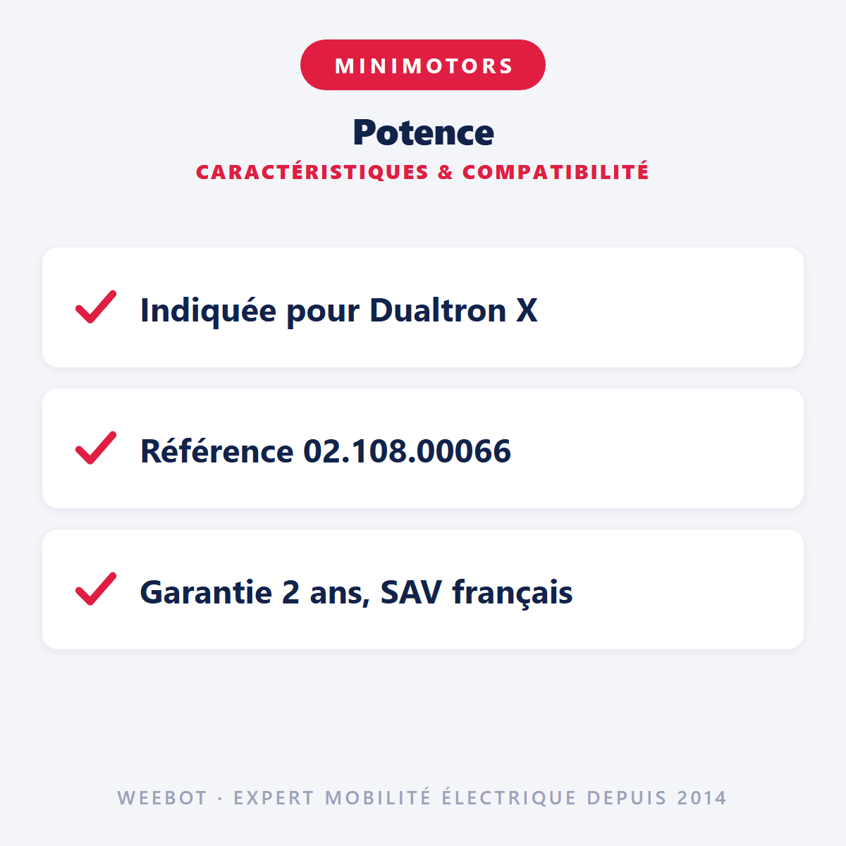 Potence pour Trottinette Electrique Dualtron X - Weebot