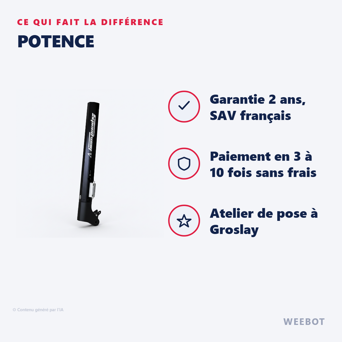 Potence : les points forts