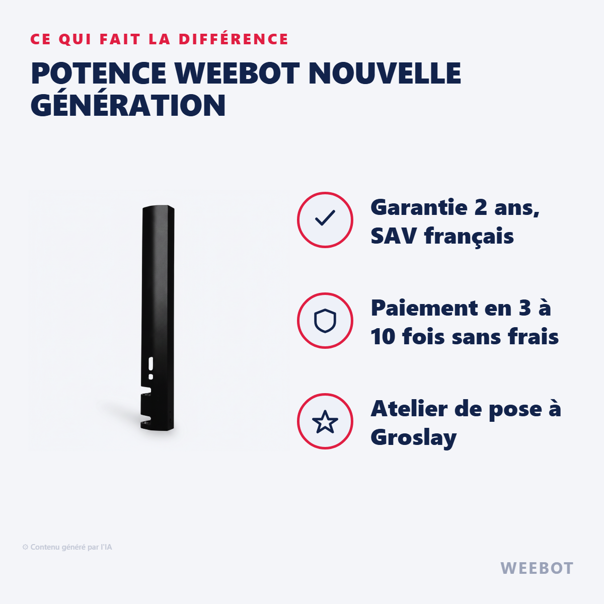 Potence Weebot Nouvelle génération : les points forts