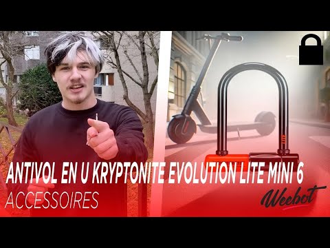 Vidéo : ANTIVOL EN U KRYPTONITE EVOLUTION LITE MINI 6 : LA SÉCURITÉ ULTIME POUR VOS VÉHICULES !