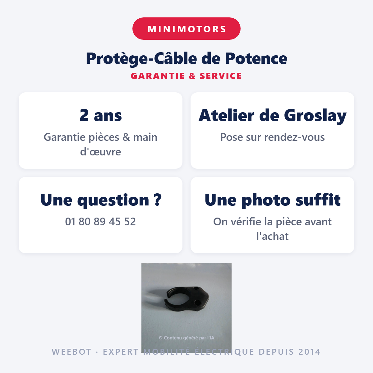 Protège-Câble de Potence : garantie 2 ans et service après-vente