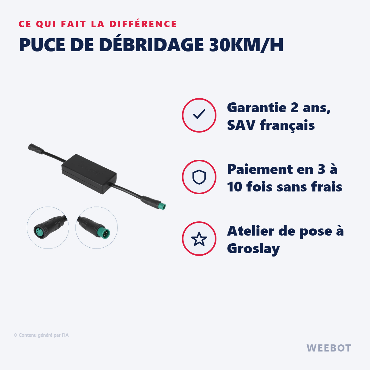Puce de Débridage 30km/h : les points forts